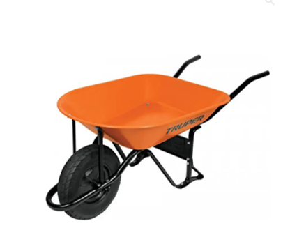 Carretilla/con concha de metal truper